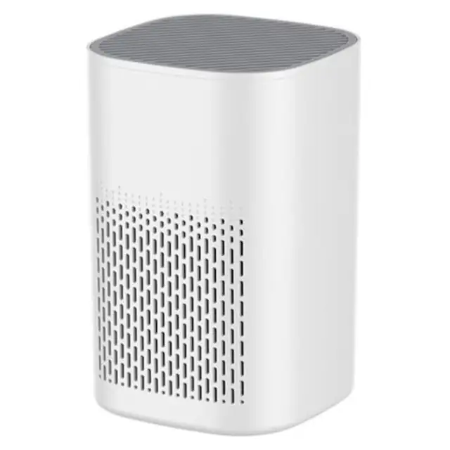 Purificator aer portabil 12x12x18cm USB 5W alb
