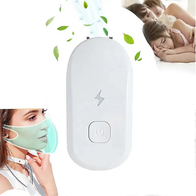 Purificator aer portabil mini USB reincarcabil, ionizator, alb