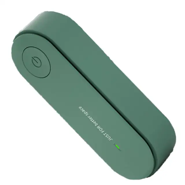 Purificator de aer mini portabil, pentru dormitoare, bai, living, verde