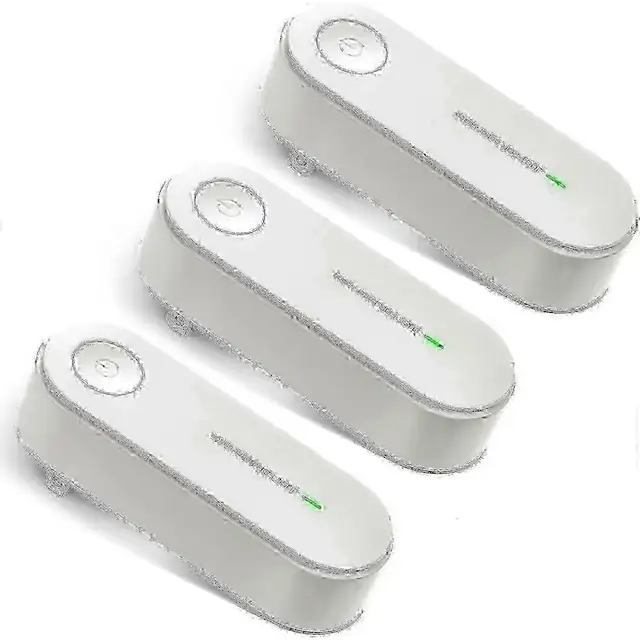 Purificator aer ionizator 3 set, portabil, alb, 4x2.5x11.3cm