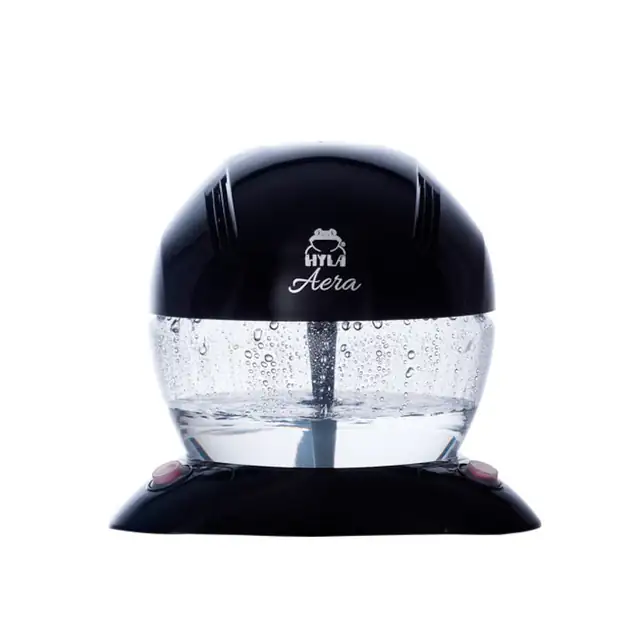 Purificator de aer ecologic pe baza de apa Hyla Aera, lampa LED in 7 culori, 13W, Negru