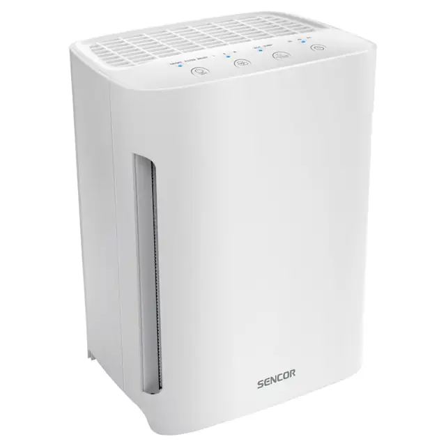 Purificator de aer Sencor SHA 6400WH, 60 W, filtrare pe 4 nivele, pana la 20 m2, alb