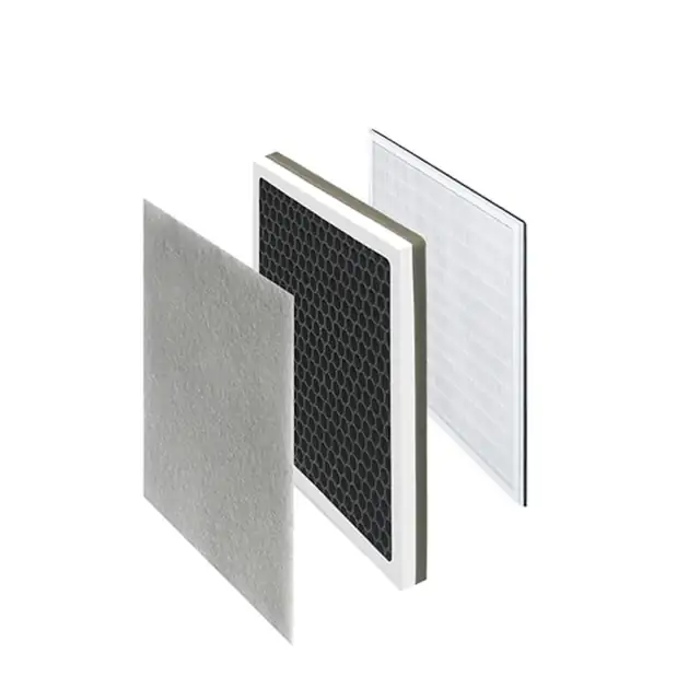 Filtru 3in1 pentru purificatorul de aer MUHLER APM-350UVS, Plastic, Alb
