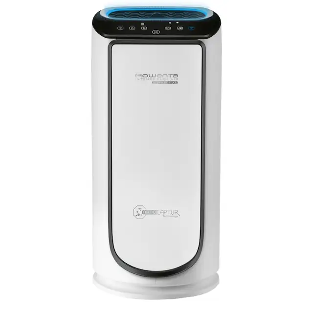 Purificator de aer Rowenta Intense Pure Air Connect PU6080F0, 4 nivele de filtare, Control prin internet, Tehnologie NanoCaptur, Functie de purificare rapida, Filtru Carbon Activ, Filtru HEPA, Filtru NanoCaptur