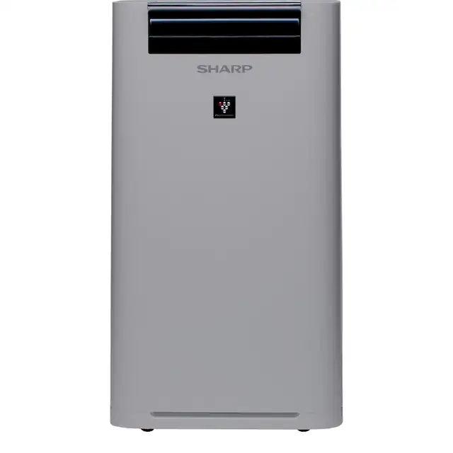 Purificator de aer cu umidificator Sharp UA-HG40E-L, 4 modele de filtrare, 6 senzori de praf, Plasmacluster Ion Technology, 26m², alb