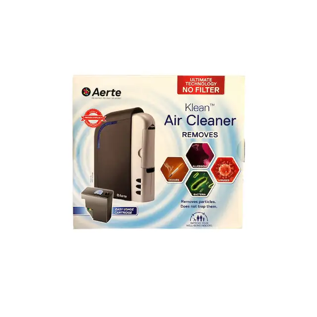 Purificator si Sterilizator Aer + Cartus, cu Functii de Dezinfectare, Ionizare si Eliminarea Virusilor, Bacteriilor si Alergenilor, Aerte
