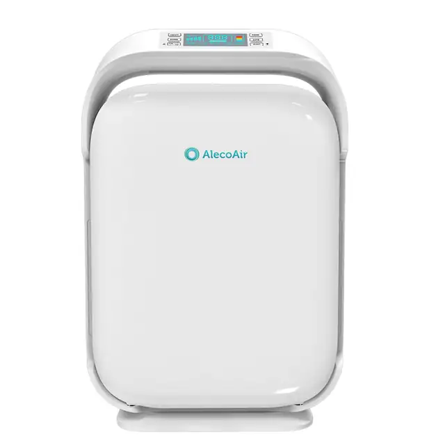Purificator de aer AlecoAir P60 ELITE, WiFi, Lampa UV-C, Filtru TRUE HEPA, Carbon Activ si PCO, Ionizare, Indicator PM2.5