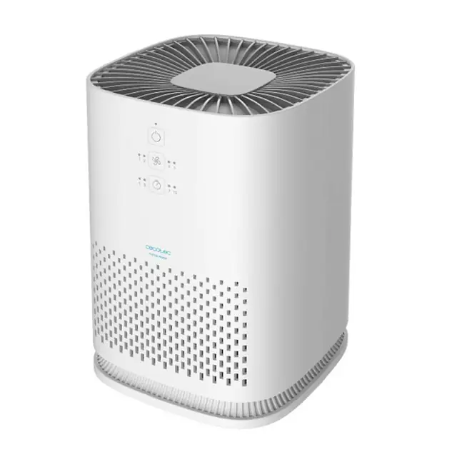 Purificator de aer, CECOTEC 5624 total Pure 1000,25W, timer,3 viteza,Touch button, Iuminare LED, 60m³/h, alb