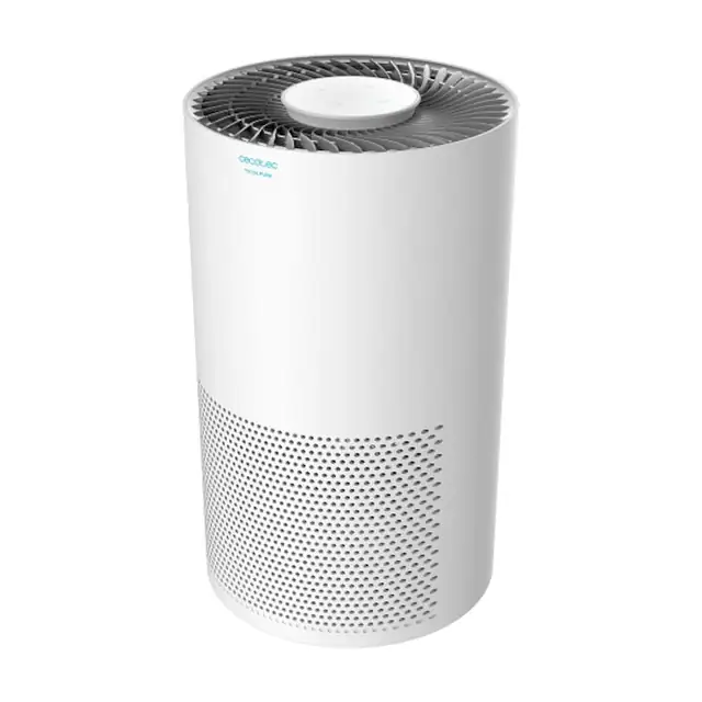 Purificator de aer CECOTEC 5626, Total Pure 2000, 50W,2 trepte viteza, Wi-fi control,Timer,Tripla Filtrare PM2.5, Ionizare, 50 m², Remote control,Touch screen, Alb