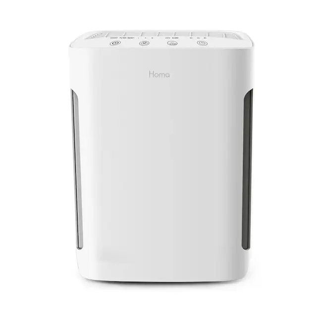 Purificator de aer HOMA HZ25UVI, 5 Niveluri de purificare, Lampa UV, Alb