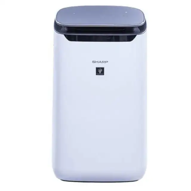Purificator aer Sharp Ioni Plasmacluster J60EUW Tip filtru: HEPA 360, ionizare Functii: indicator nivel poluare, nivel umiditate, lipsa apa in rezervor, mod noapte, ion shower, prefiltru cu auto curatare Admisie aer: part
