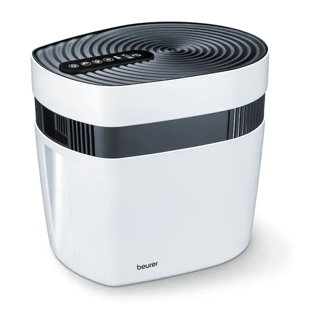 Purificator cu sare de mare, Beurer, MK500, alb, hidratare naturala, brevetat mondial, fara depuneri de sare, mod nocturn