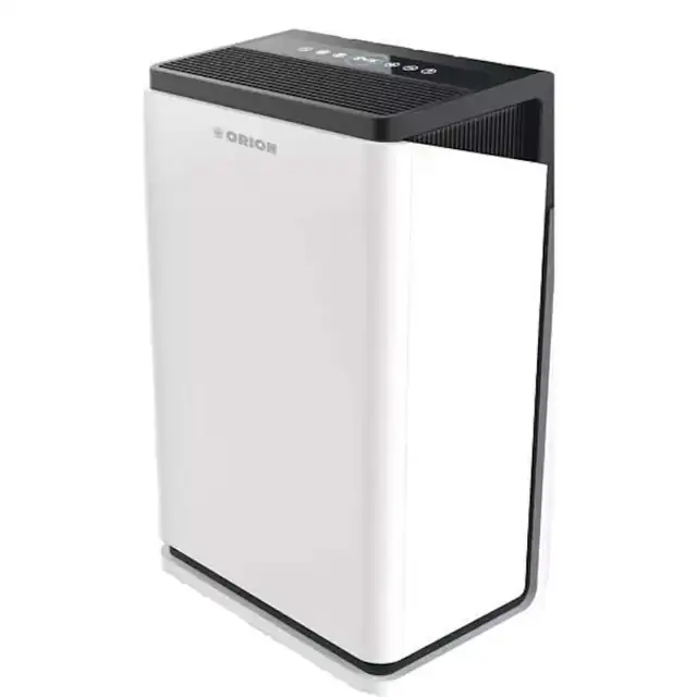 Purificator de aer, Orion, OAPR-E601, 60W, 260m3/h, Lampa UV, Ionizator, 3 viteze ventilator, Conexiune Wifi, Filtru HEPA, Alb/Negru