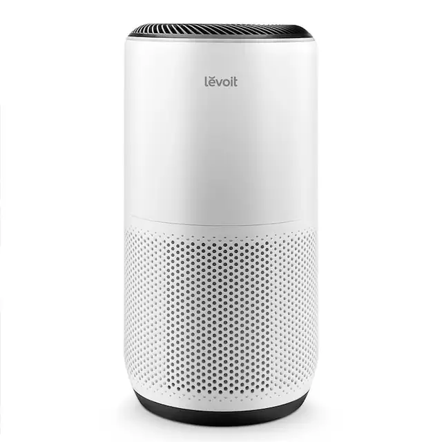 Purificator de aer Smart Levoit Core 400S Wi-Fi, Filtru 3 in 1 True HEPA, Carbon Activ, Senzor Calitate Aer, Mod Auto, Alexa, Google Home, Panou Comanda Touch Screen, Control Remote, Alb