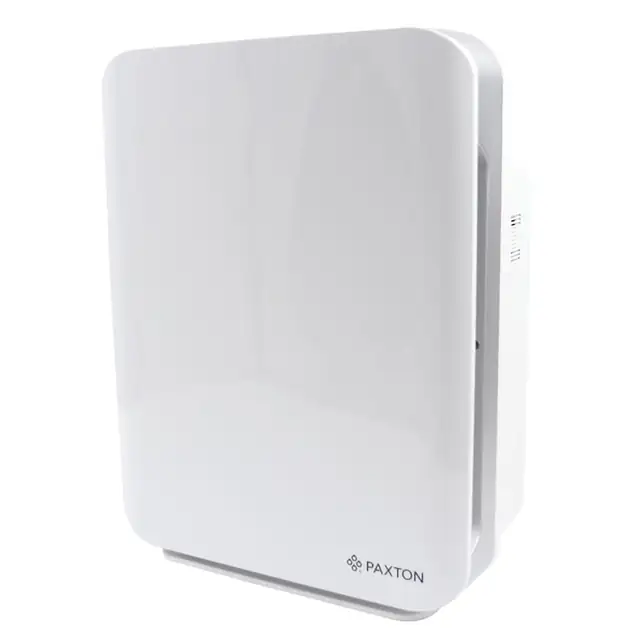 Purificator aer, realizat din plastic, 71 W, 3 viteze, 230V, 390 mc/h, 53,2 x 40,5 x 24,5 cm, suprafata de acoperire 48mp, alb