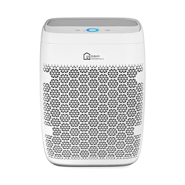 Purificator de aer Zigma Aerio-300 AI, Smart WIFI, CADR 330m³/h, 3 viteze, 146mp, APP, Alb