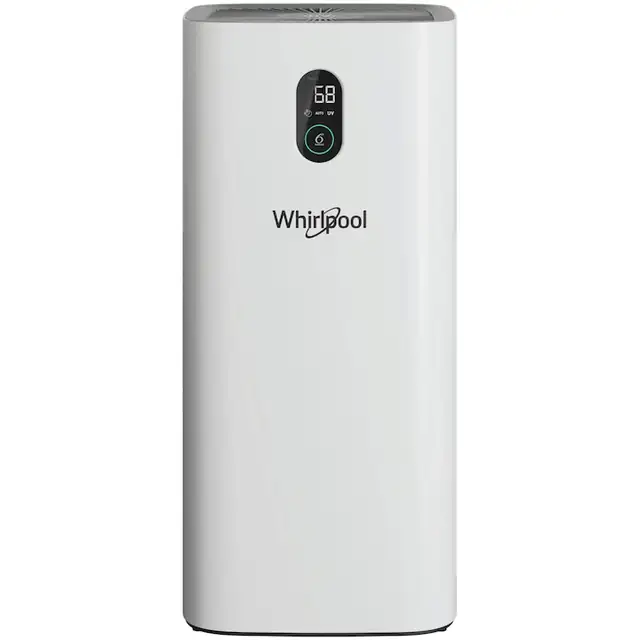Purificator aer Whirlpool AP330W, 300m2/h, Filtru Hepa, Filtru carbon active, Filtrare 3 in 1, PM 2.5, Tehnologie UV