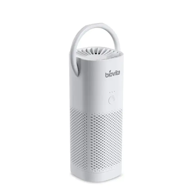 Purificator de Aer Portabil Biovita Airfresh-7000, Compact, Silentios, Baterie Reincarcabila, 3 Nivele de Intensitate