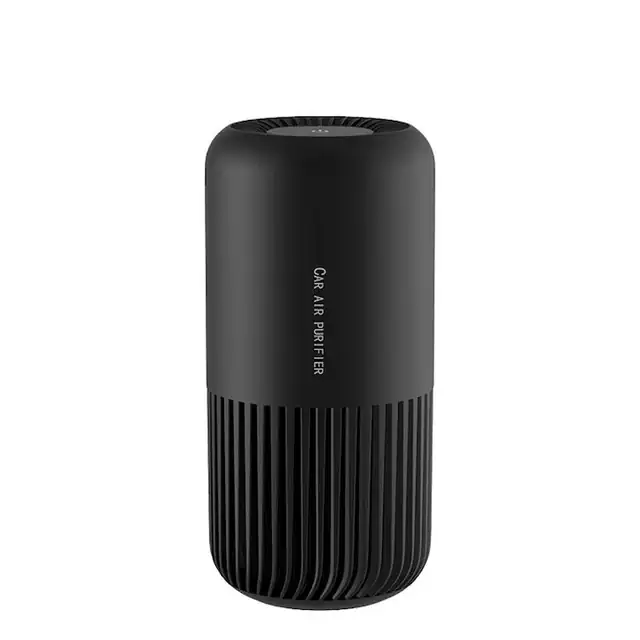 Purificator de aer pentru masina, Filtru HEPA, Sterilizare UV, Senzor de calitate a aerului, Negru