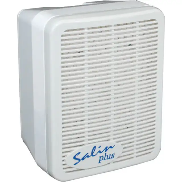 Purificator de aer Salin Plus, variator de putere, alimentare la retea, adaptor inclus, Alb