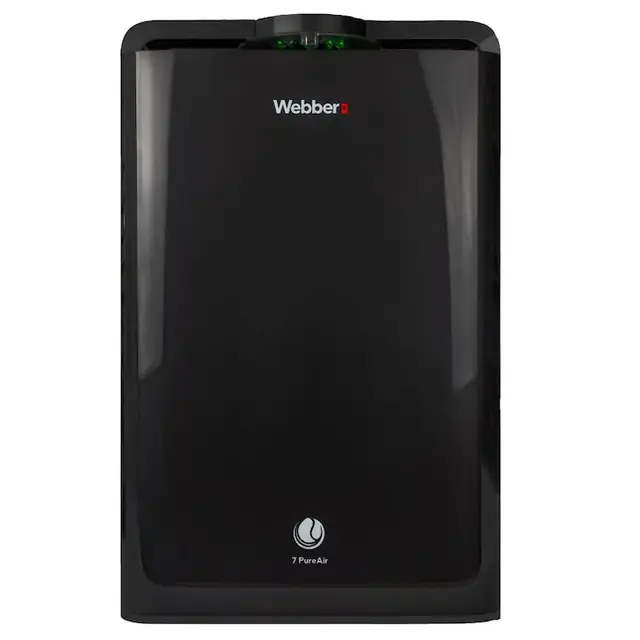 Purificator de aer Webber, AP9700, Wi-Fi, 8 praguri de filtrare, Telecomanda, Negru