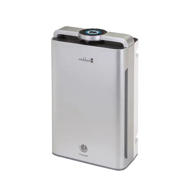 Purificator de aer Webber, AP9700, Wi-Fi, 8 praguri de filtrare, Telecomanda, Argintiu