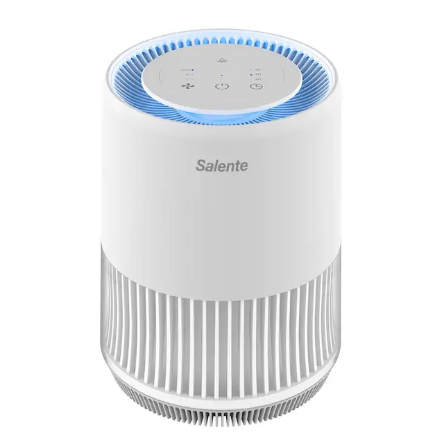 Purificator de aer inteligent, Salente MaxClean, WiFi Tuya SmartLife, alb