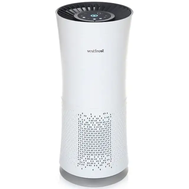Purificator de aer Vestfrost VPA1Z40WH, CADR 350 mc/h, WiFi, Prefiltru, HEPA, Senzori PM 1, PM 2.5, PM 10, TVOC, Alb