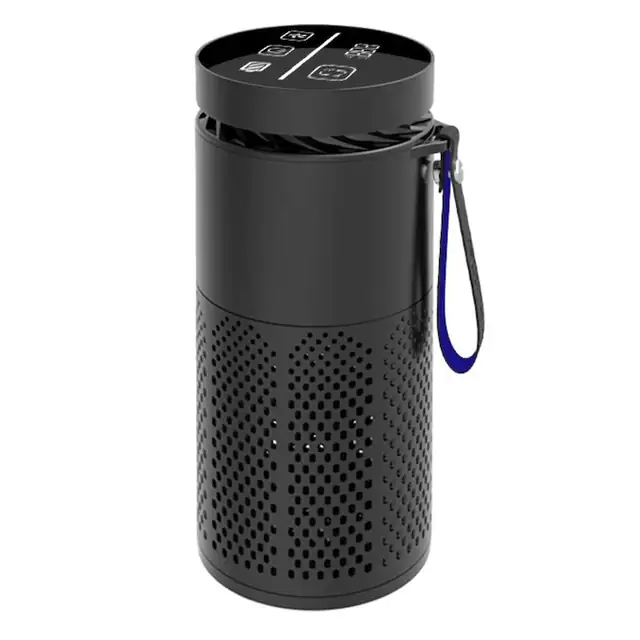 Purificator de aer portabil cu anioni pentru autoturisme | model negru