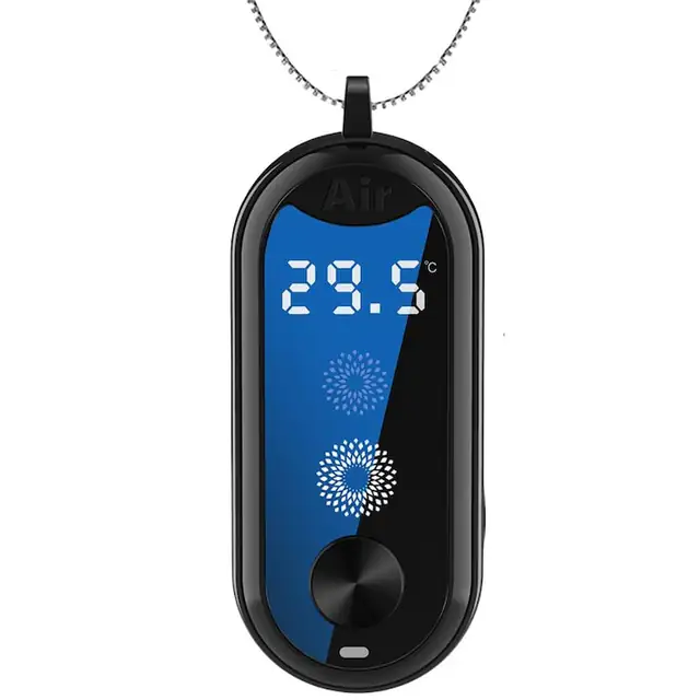Purificator de aer portabil cu anioni cu termometru si aromaterapie model BAP-07