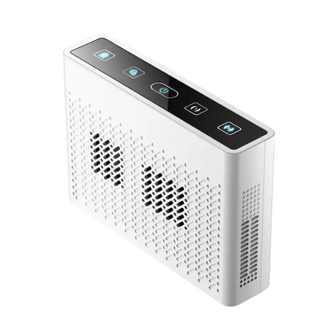 Purificator, uz casnic, dezinfectie 360°, sterilizare, indepartare mirosuri, ioni negativi, generator de ultrasunete 24000Hz incorporat, reglare in 2 viteze, incarcare USB, alb