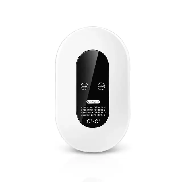 Purificator de aer cu ozon, MAX CONNECT, 5W, 130mg/h, pentru suprafete de pana la 30 mp, 4 moduri functionare, LCD, mini generator de ozon, 5 milioane de ioni negativi, alimentare 220V, alb