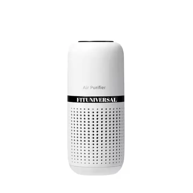 Purificator de aer portabil pentru masina PM 2.5, curata inteligent poluantii din aer, dezumidificator, purificator de aer pentru masina, birou, baie, alb