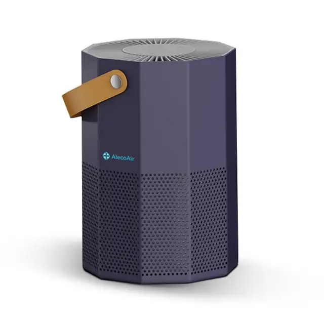 Purificator de aer AlecoAir P15 Roubiq, Wi-Fi, Lampa UV-C, Filtru True HEPA si Carbune Activ, Functie Ionizare, Senzor PM 2.5
