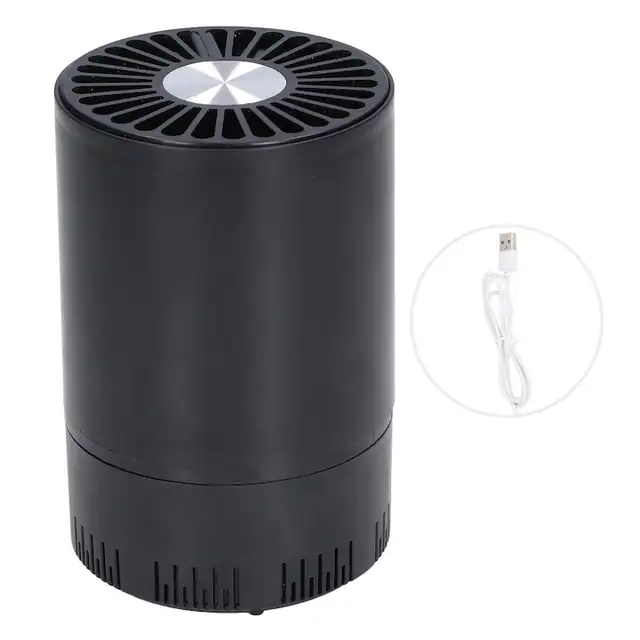 Purificator de aer, Cozevdnt, USB, ultra silentios, negru, 12.3x8cm