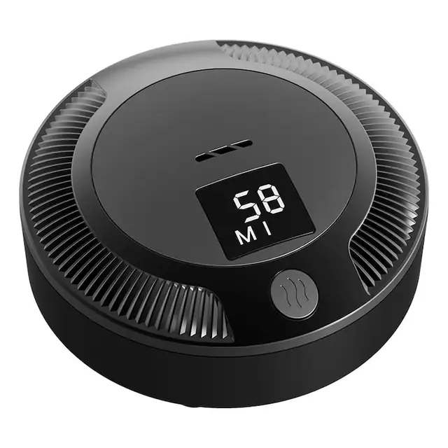 Purificator de aer cu Ozon, Fudisenn®, fisj digitl LED, Potrivit pentru msini, Frigidere, Dulpuri de pntofi, Mut, Pentru sptii cu suprfete intre 15-30 mp, 24 de ore, 3 niveluri de reglre, Incrcre USB, Negru