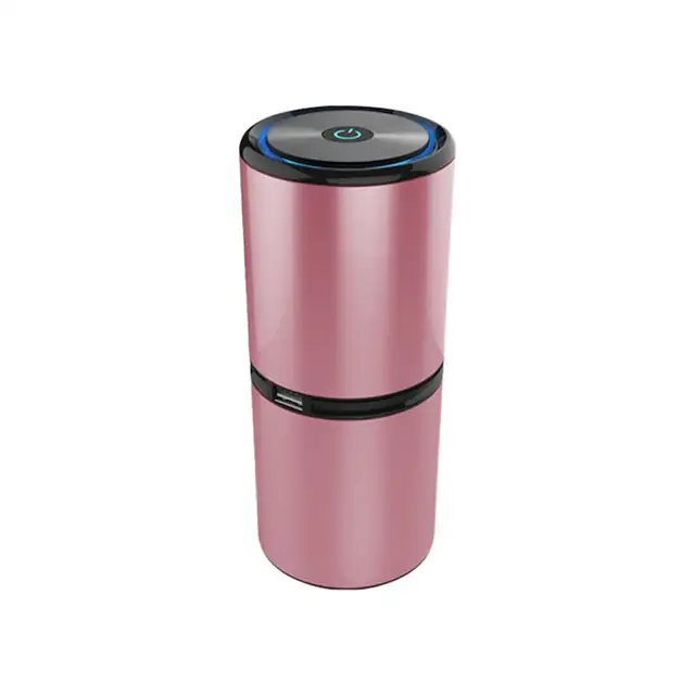 Purificator de aer auto, dual USB, compact, 1200 milioane ioni negativi, 6x15cm