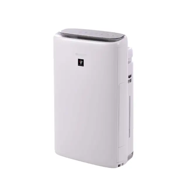 Purificator de aer cu umidificator Sharp KI-N52EU-L, 5 trepte de filtrare, tehnologie Plasmacluster Ion 25000, 38 m², gri, 384x230x619mm