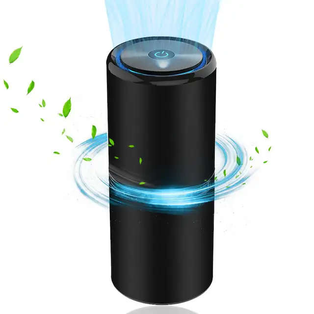 Purificator de Aer Pentru Masina IDAMAKON Purificator Aer Portabil 12 Milioane de ioni Negativi Design Silentios Eliminare Mirosuri Urate Purificare Fum Pasiv Compact Portabil Potrivit