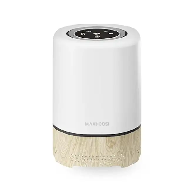 Purificator de Aer Maxi-Cosi Clean, HEPA H13, anti-alergii, lampa de veghe, 4 melodii, design elegant