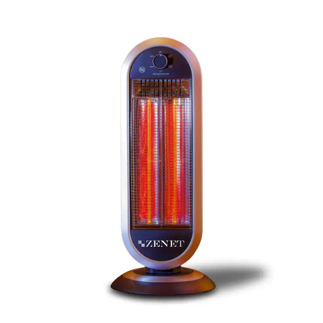 Radiator/incalzitor electric cu infrarosu Zenet ZET-515, Radiant de Incalzire, 2 Moduri, Negru, Acoperire Camera 20 m²