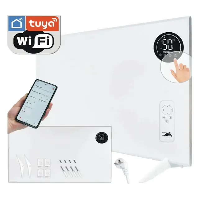 Panou de incalzire cu infrarosu Wertberg IR 8.80 2 in 1, 800 W, Harder HD1015