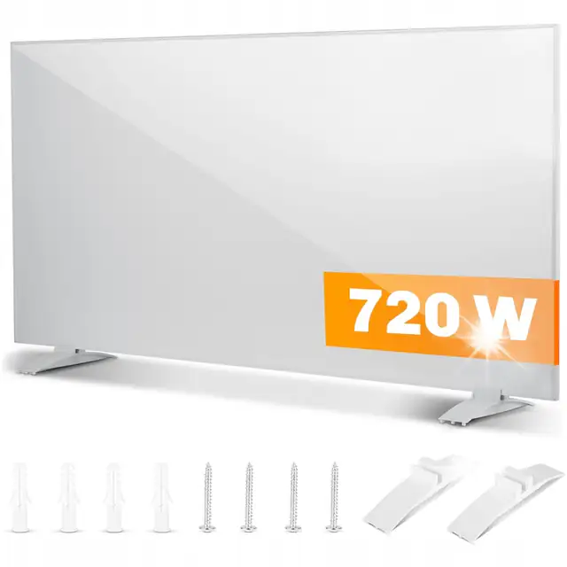 Panel grzewczy 720W Berdsen, tehnologie Carbon Crystal, design minimalist, IPX4, montaj versatil