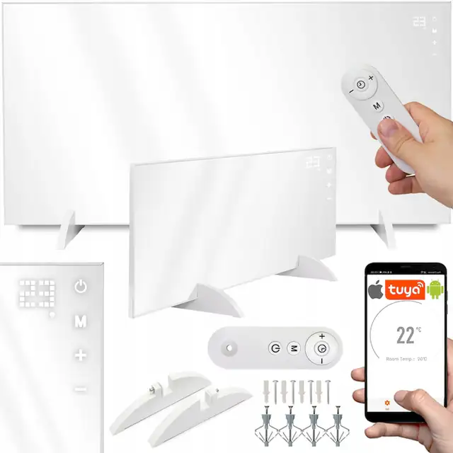Panou radiant electric ZLARO 450W WiFi alb 50x90cm slim