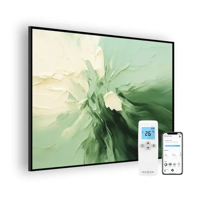 Panou radiant NovoSun ART 1100W - Tulip cu Termostat Smart WiFi