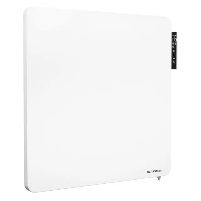 Panou radiant Klarstein Wonderbeam 450, 450 W, alb, 60x60 cm, operare prin telecomanda, cronometru săptămânal