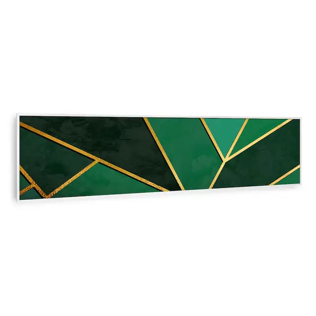 Panou radiant cu infraroșu Klarstein Wonderwall Air Art Smart, 350 W, verde, 120x30 cm