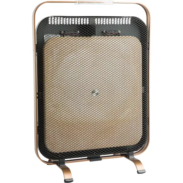 Incalzitor cu infrarosu Klarstein HeatPal Marble Blackline, 1300W, marmura, negru, 48x67x25cm