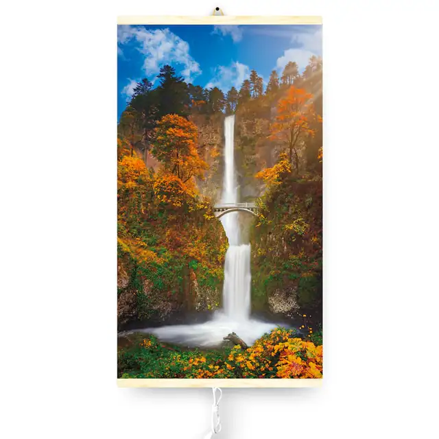 Panou radiant infrarosu Trio model Waterfall, 430W, 0,9kg, termostat 2 trepte, 100cm x 60cm