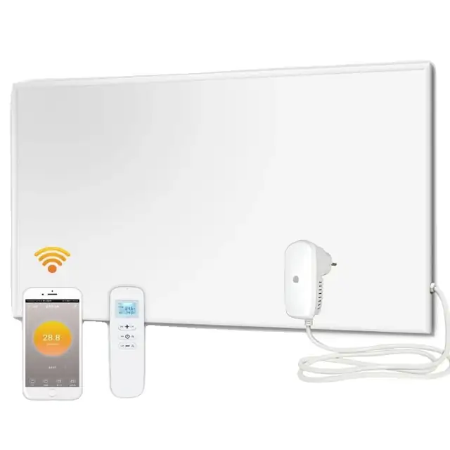 Panou radiant infrarosu 850W, eficient energetic, silentios, negru